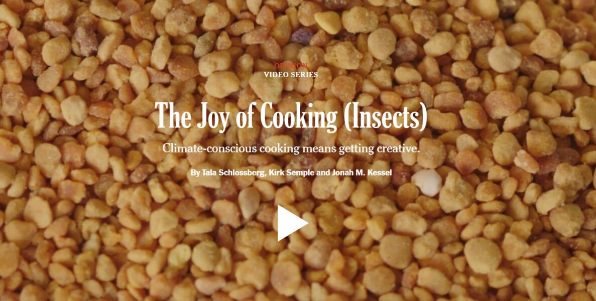The New York Times - The Joy of Cooking (Insects) poster.
